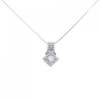 K18WG ダイヤモンド ネックレス 0.312CT