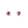 PT ルビー ピアス 0.80CT