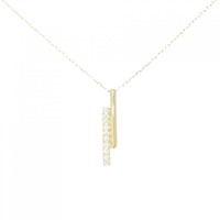【リメイク】K18YG ダイヤモンド ネックレス 0.05CT