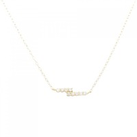 【新品】K18YG ダイヤモンド ネックレス 0.09CT