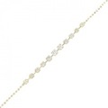 【新品】K18YG ダイヤモンド ブレスレット 0.30CT