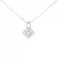 K18WG ダイヤモンド ネックレス 0.50CT
