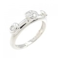 750WG ハート ダイヤモンド リング 0.15CT