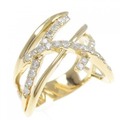 K18YG ダイヤモンド リング 0.78CT