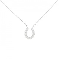 【リメイク】PT ホースシュー ダイヤモンド ネックレス 0.25CT