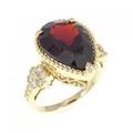 K18YG ガーネット リング 5.50CT