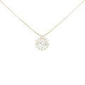 【新品】K18YG ダイヤモンド ネックレス 0.510CT F SI2 GOOD