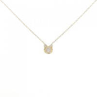 K18YG ダイヤモンド ネックレス 0.10CT