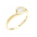 K18YG ダイヤモンド リング 0.21CT