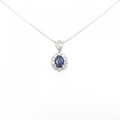 PT サファイヤ ネックレス 1.062CT