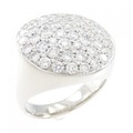 PT パヴェ ダイヤモンド リング 2.03CT