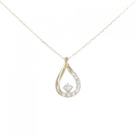 【リメイク】K18YG ダイヤモンド ネックレス 0.15CT