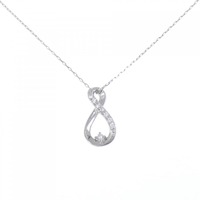 【リメイク】PT ダイヤモンド ネックレス 0.06CT