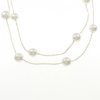 K18YG アコヤパール ネックレス