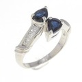 PT サファイヤ リング 1.00CT