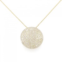 【新品】K18YG ダイヤモンド ネックレス 10.00CT