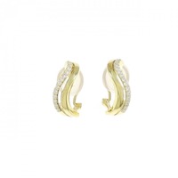 K18YG ダイヤモンド ピアス 0.22CT