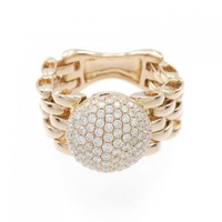 K18PG パヴェ ダイヤモンド リング 0.73CT