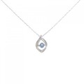 PT アクアマリン ネックレス 0.12CT