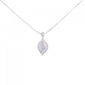 PT ピンクダイヤモンド ネックレス 0.04CT