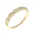 【リメイク】K18YG ダイヤモンド リング 0.25CT