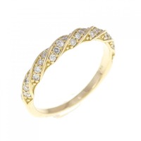 【リメイク】K18YG ダイヤモンド リング 0.25CT