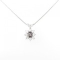 PT サファイヤ ネックレス 0.43CT