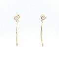 トモコ コデラ ダイヤモンド ピアス 0.15CT