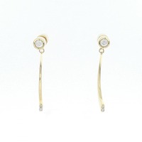 トモコ コデラ ダイヤモンド ピアス 0.15CT