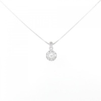 K18WG ダイヤモンド ネックレス 0.15CT