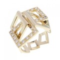 K18YG ダイヤモンド リング 0.36CT