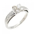PT フラワー ダイヤモンド リング 0.39CT