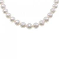 シルバークラスプ アコヤパール ネックレス 9-9.5mm