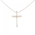 K18YG クロス ダイヤモンド ネックレス 0.50CT
