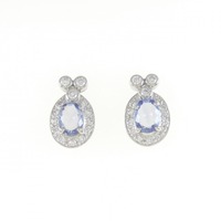 PT サファイヤ ピアス 1.82CT