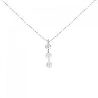 PT スリーストーン ダイヤモンド ネックレス 1.011CT