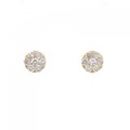 K18YG ダイヤモンド ピアス 1.20CT
