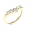 K18YG ダイヤモンド リング 0.50CT