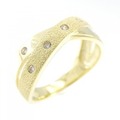 K18YG ダイヤモンド リング 0.10CT