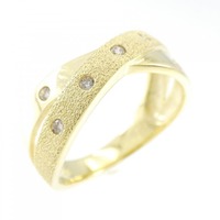 K18YG ダイヤモンド リング 0.10CT