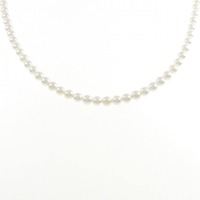 シルバークラスプ アコヤパール ネックレス 4.0-4.5mm