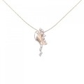 K18PG ダイヤモンド ネックレス 0.38CT