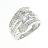 K18WG ダイヤモンド リング 1.489CT