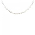 シルバークラスプ アコヤパール ネックレス 4-4.5mm