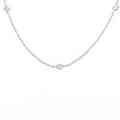K18WG ダイヤモンド ネックレス 1.21CT
