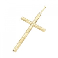 K18YG クロス ペンダント