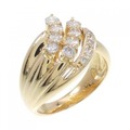 K18YG ダイヤモンド リング 0.50CT