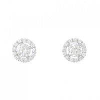 【新品】PT ダイヤモンド ピアス 0.712CT 0.701CT F SI2 Good