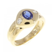 750YG サファイヤ リング 0.49CT