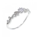 K18WG ダイヤモンド リング 0.10CT